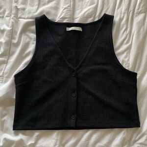 SOLD - OAK + FORT Knit Vest